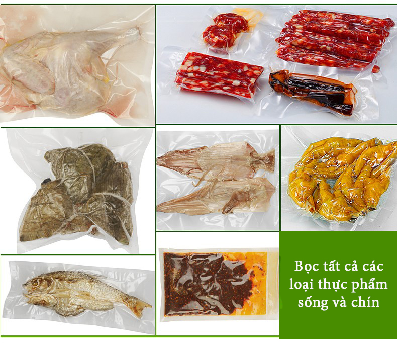 Máy hút chân không giúp bảo quản thực phẩm được lâu hơn