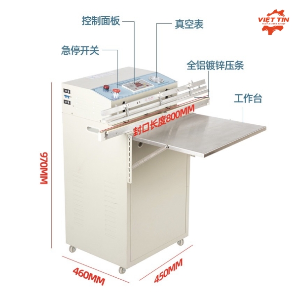 Máy có thiết kế đẹp mắt, chắc chắn với bàn hút rộng