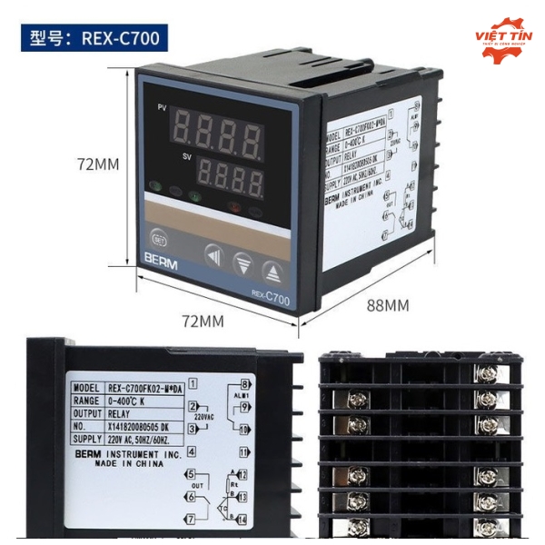 Bộ điều khiển nhiệt độ RKC REX-C700