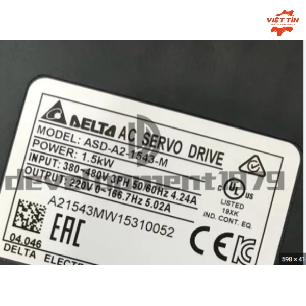 Động cơ servo ASD-A2-1543-M